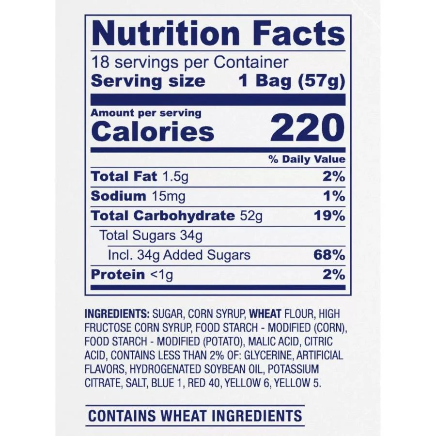 Airheads Xtremes Candy - Sweetly Sour Strips, 2 oz Packs, 18 Count Bulk Box - OPEN BOX - Image 3