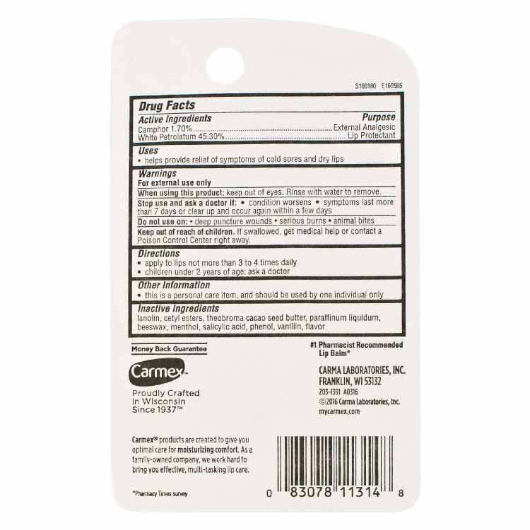 Carmex - Classic Lip Balm Squeeze Tube - 0.35 Oz - 12 Pack - Image 3