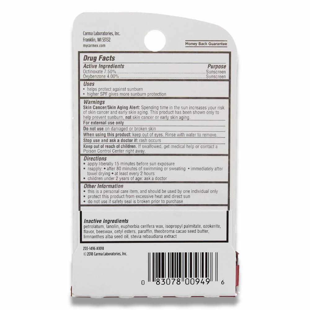 Carmex - Click-Stick Moisturizing Lip Balm SPF 15 Cherry - 0.15 Oz - 12 Pack - Image 3