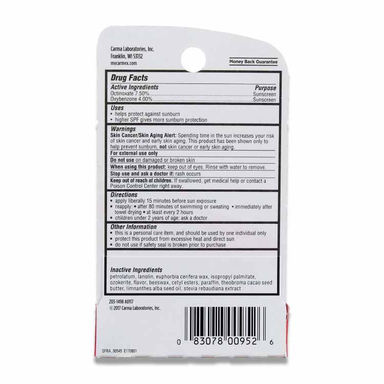 Carmex - Daily Care, Moisturizing Lip Balm, Strawberry, SPF 15 - 0.15 Oz - 12 Pack - Image 3