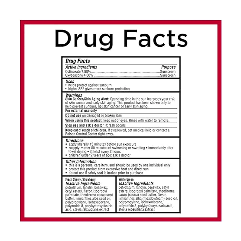 Carmex - Lip Balm Tube Fresh Cherry, SPF 15 - 0.35 Oz- 12 Pack - Image 4