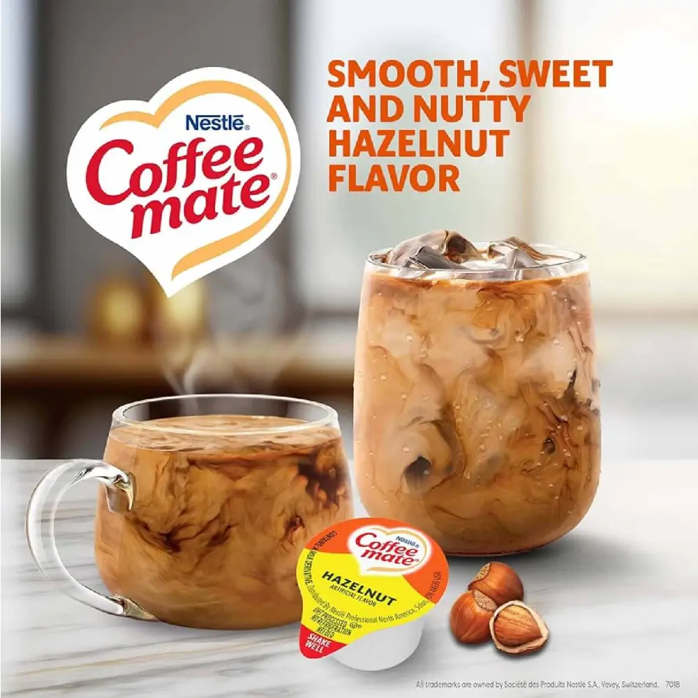 Coffee-mate - Creamer, Hazelnut - 180 Count Ea - 6 Pack - Image 4