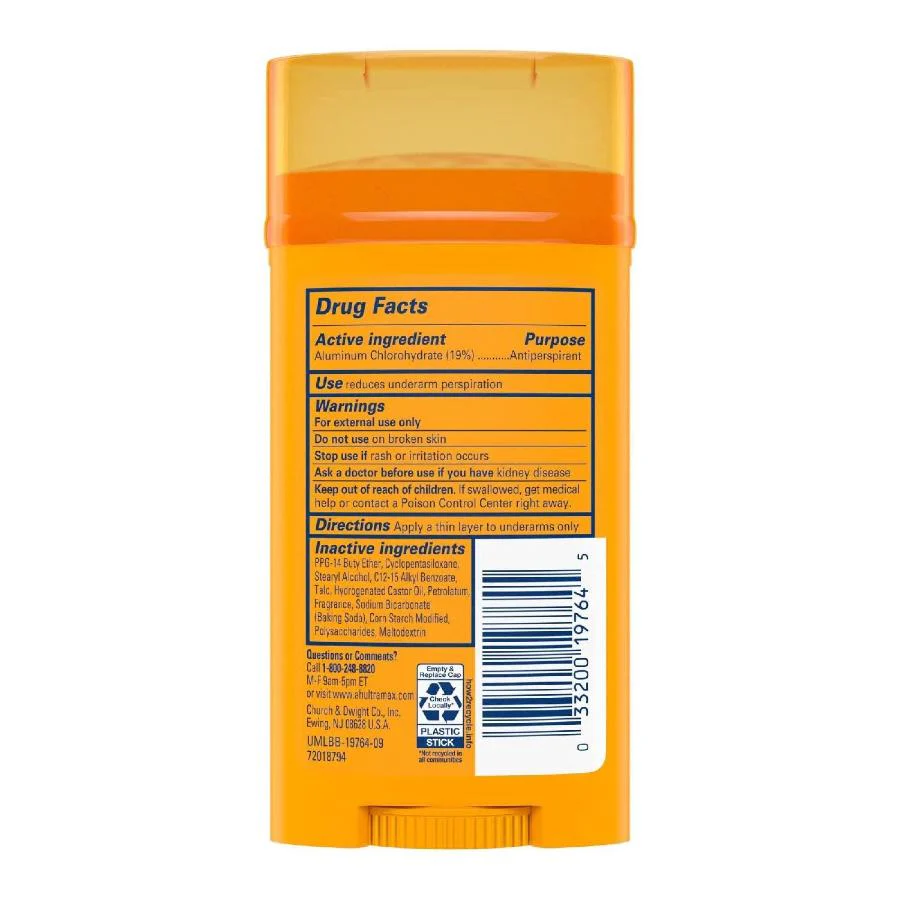 Arm & Hammer Deodorant UltraMax Solid Cool Blast - 2.6 Oz - 12 Pack - Image 3