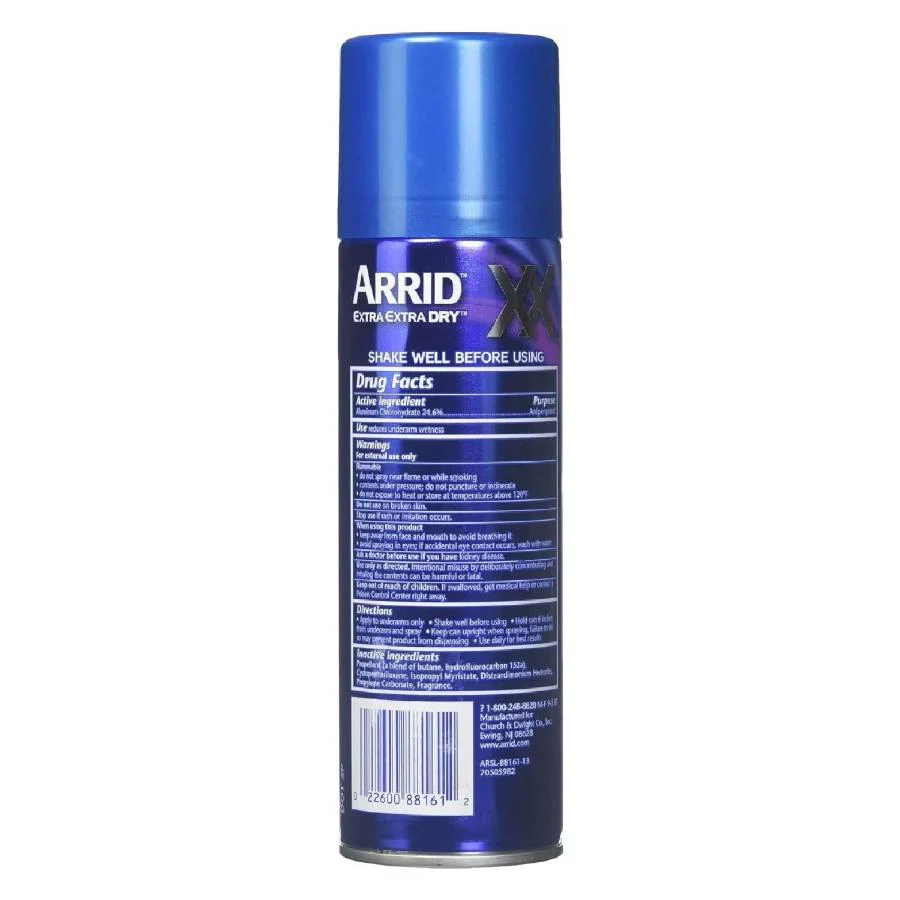Arrid XX Anti-Perspirant & Deodorant Spray, Morning Clean - 6 oz - 12 Pack - Image 3