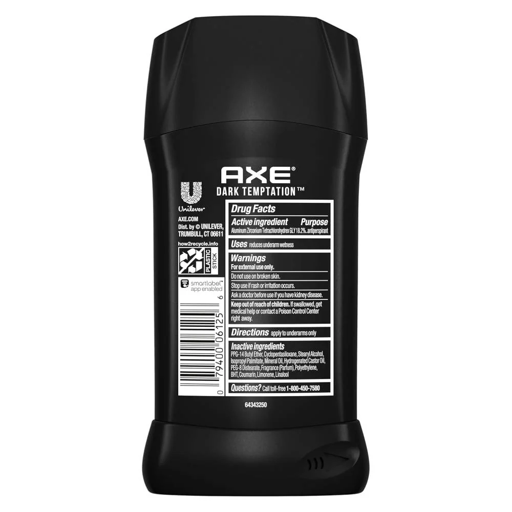 Axe Dry Invisible Solid Antiperspirant & Deodorant – Dark Temptation 2.7 oz – Pack 12 - Image 3
