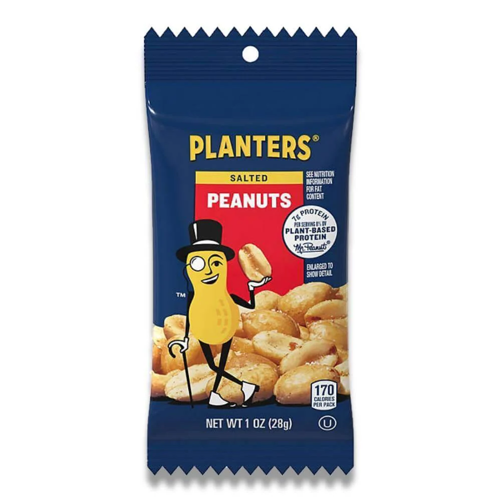 Planters Salted Peanuts - 1 oz Packs, 48 Count Box - Image 3