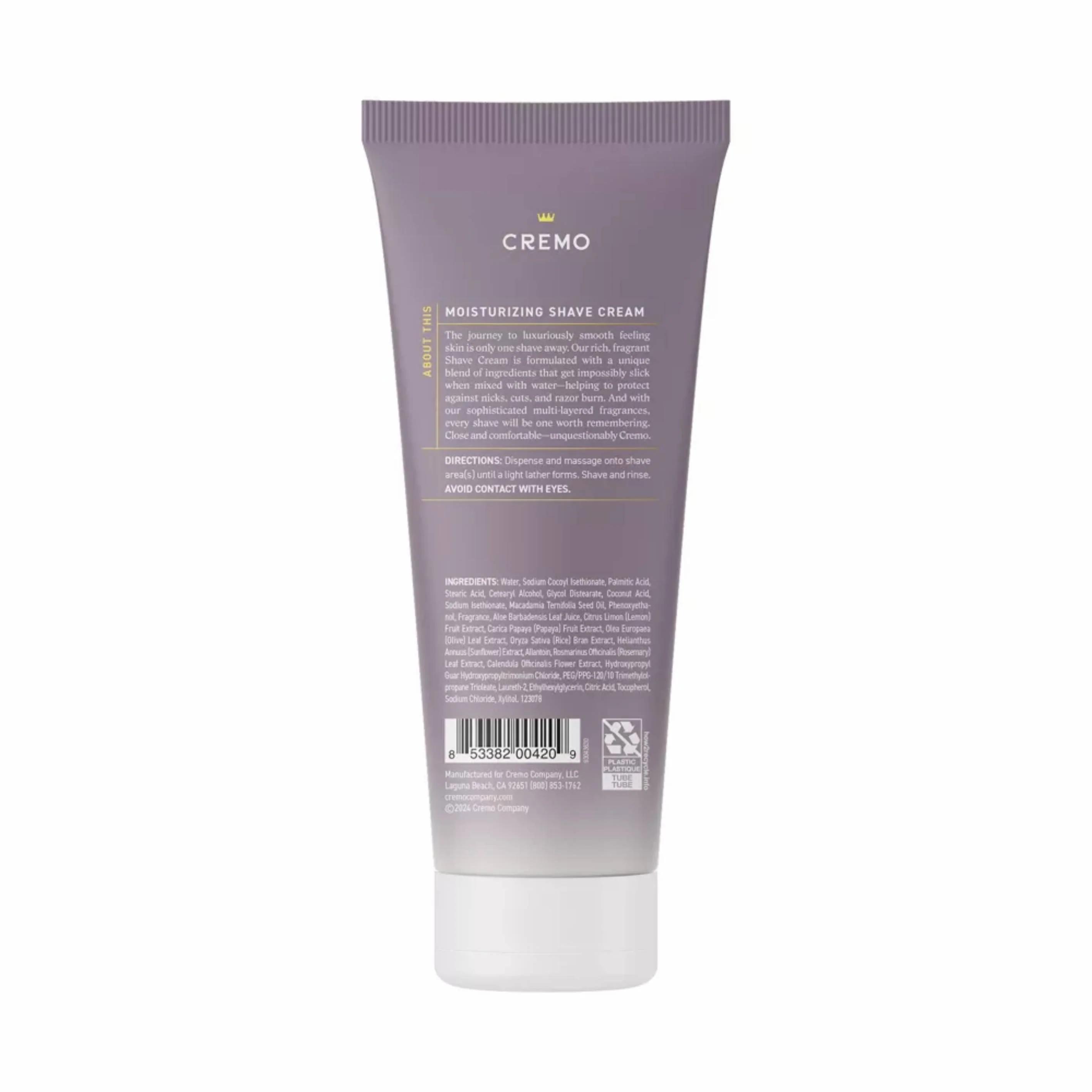 Cremo - Astonishingly Superior Shave Cream French Lavender 6 Fl Oz - 12 Pack - Image 3