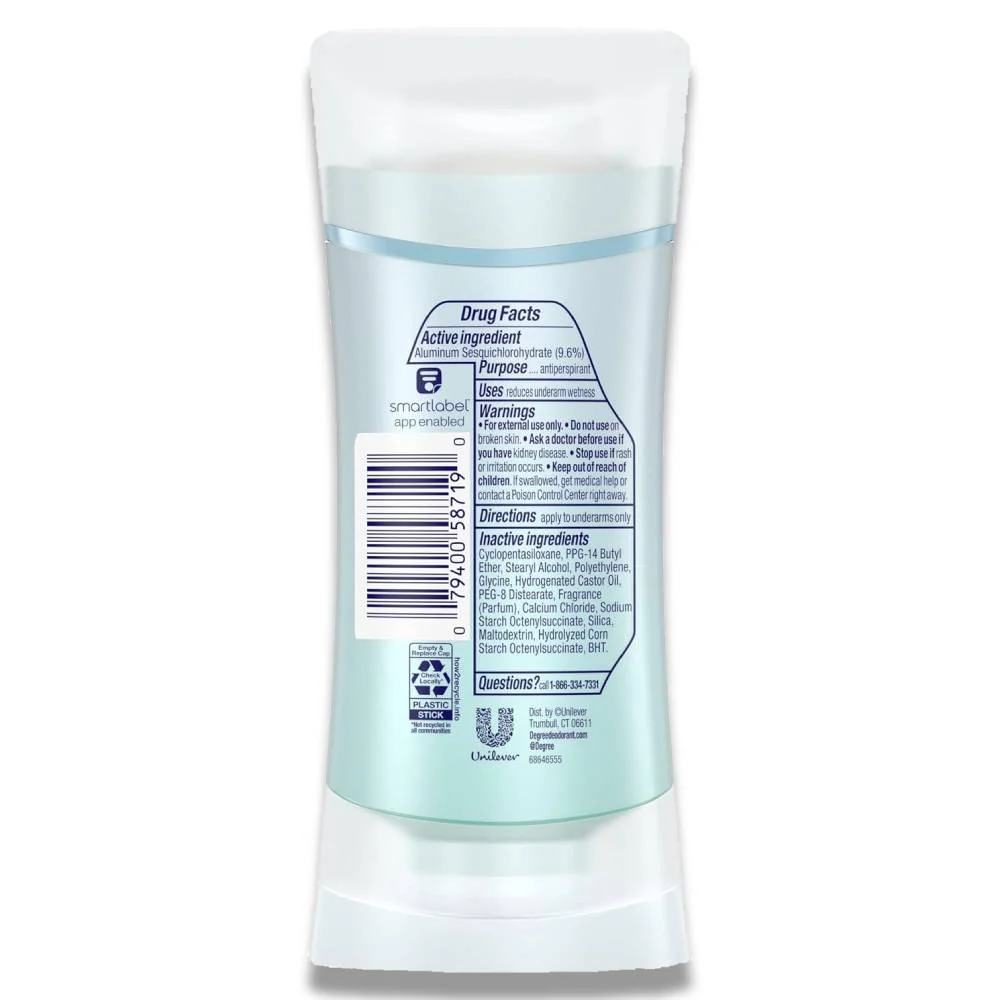 Degree Women Black+White UltraClear Antiperspirant Deodorant Stick, 2.6 oz - 12 pack - Image 3