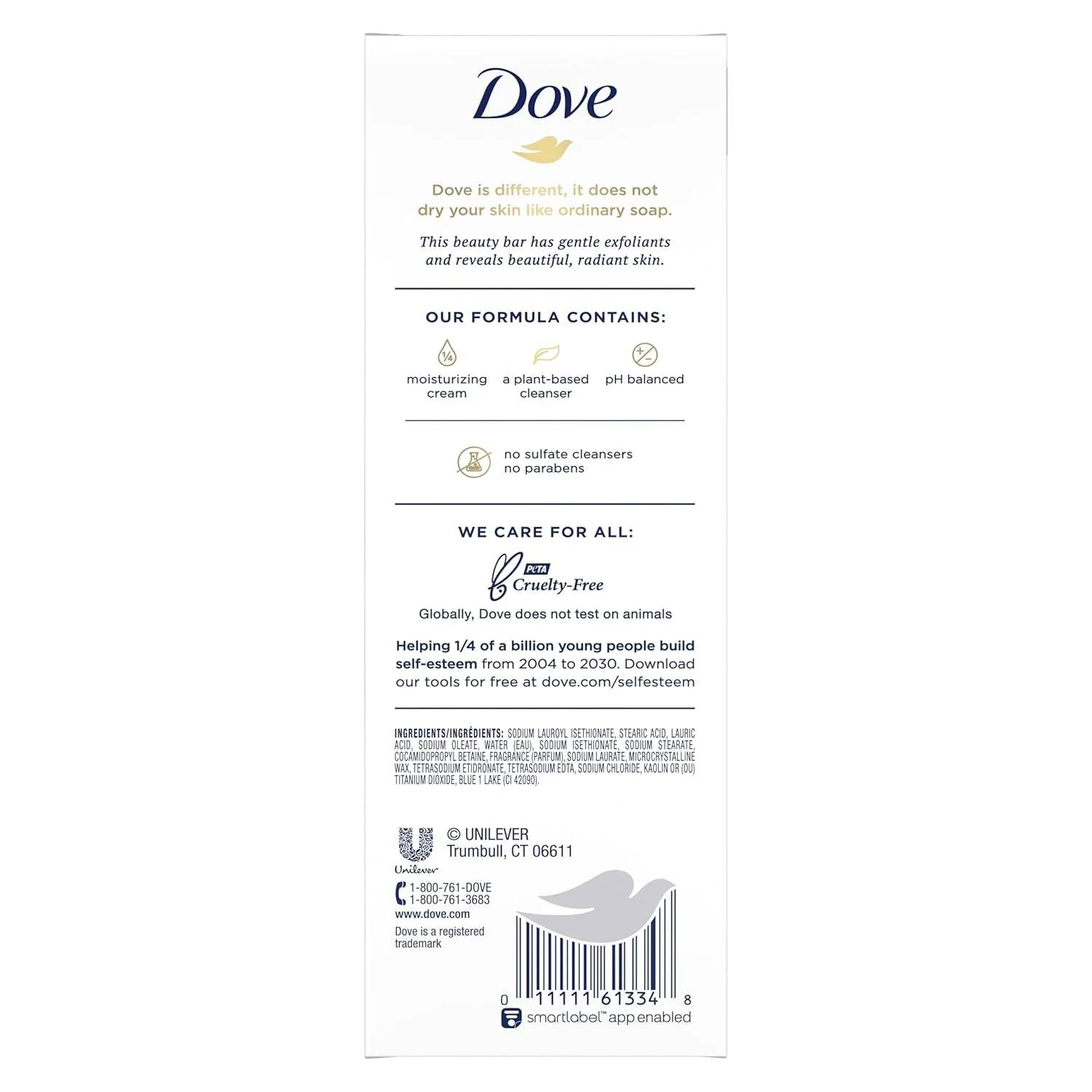 Dove - Bar Soap Gentle Exfoliating W/ Mild Cleanser 6 Pack Ea 3.75 oz - 12 Pack (72ct) - Image 3
