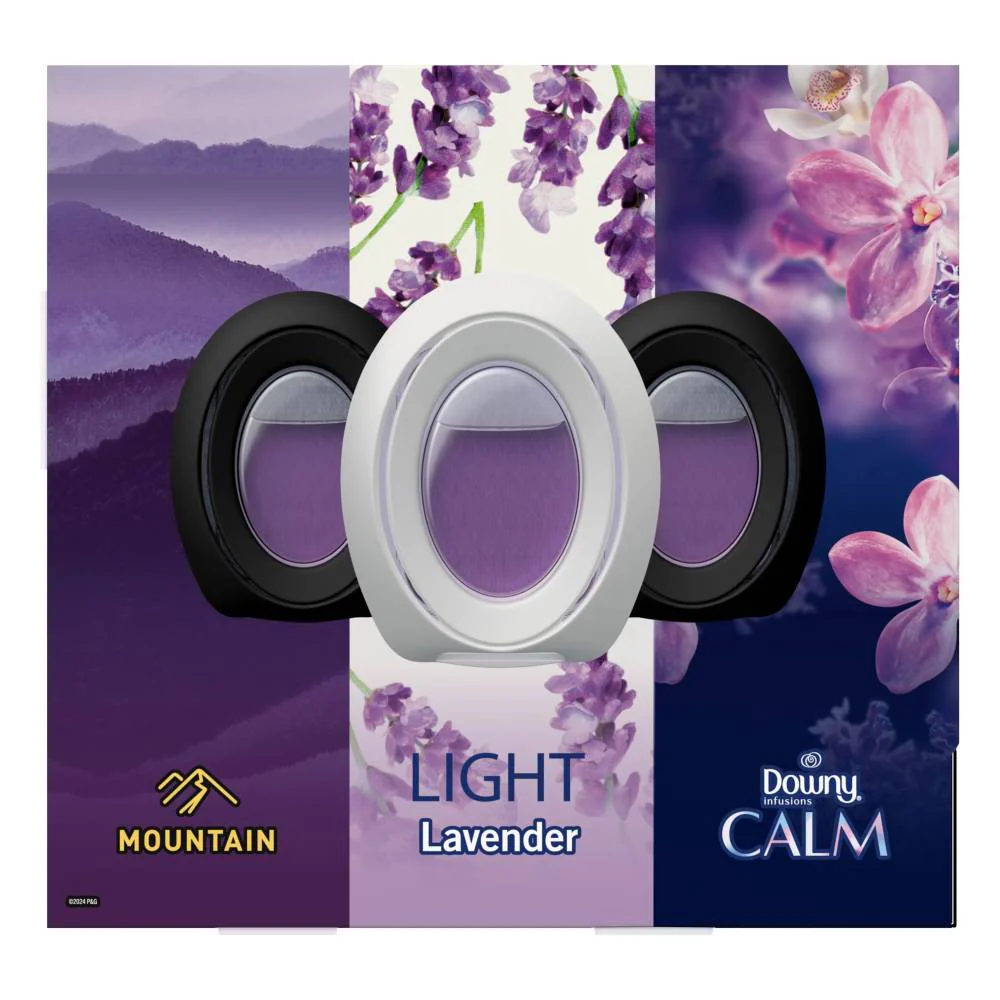 Febreze - Small Space Air Fresheners, Mountain, Light Lavender & Downy Calm - 25 Oz - 6 Pack - Image 3