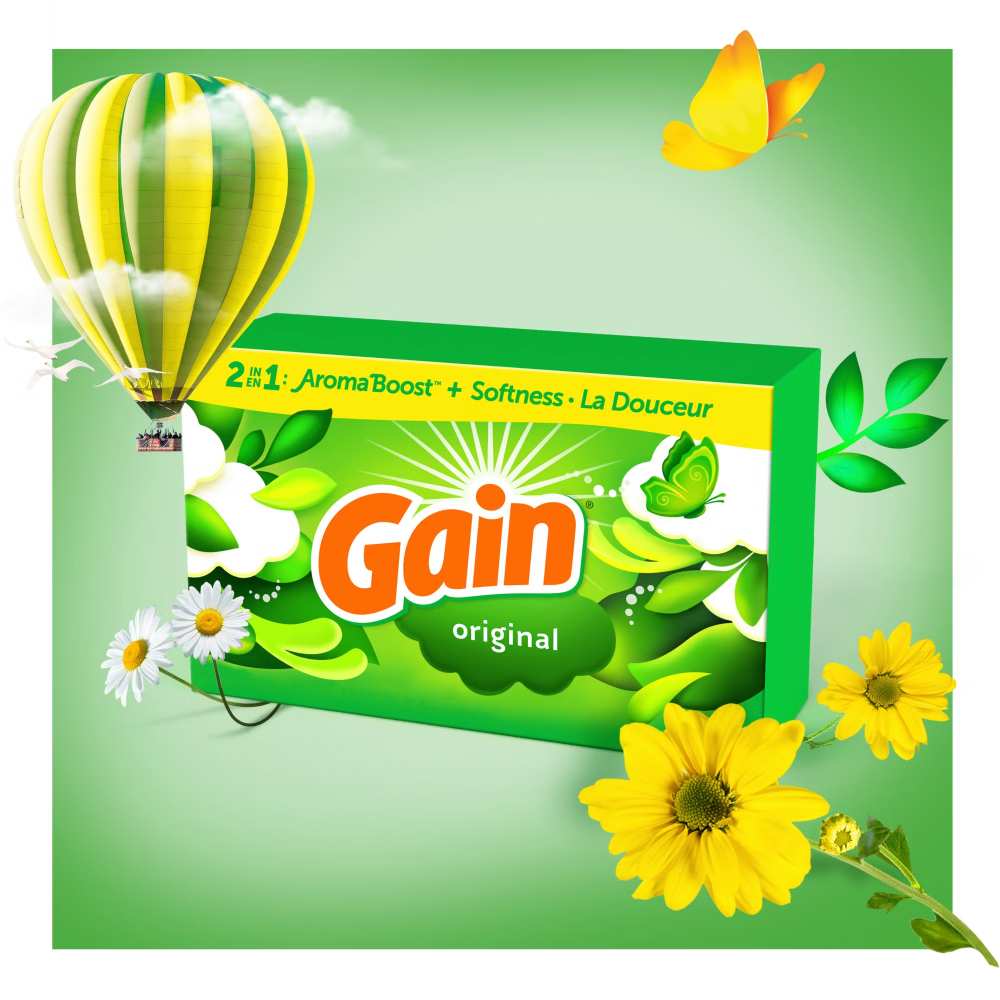 Gain - Dryer Sheets, Original - 320 Ct - Image 3