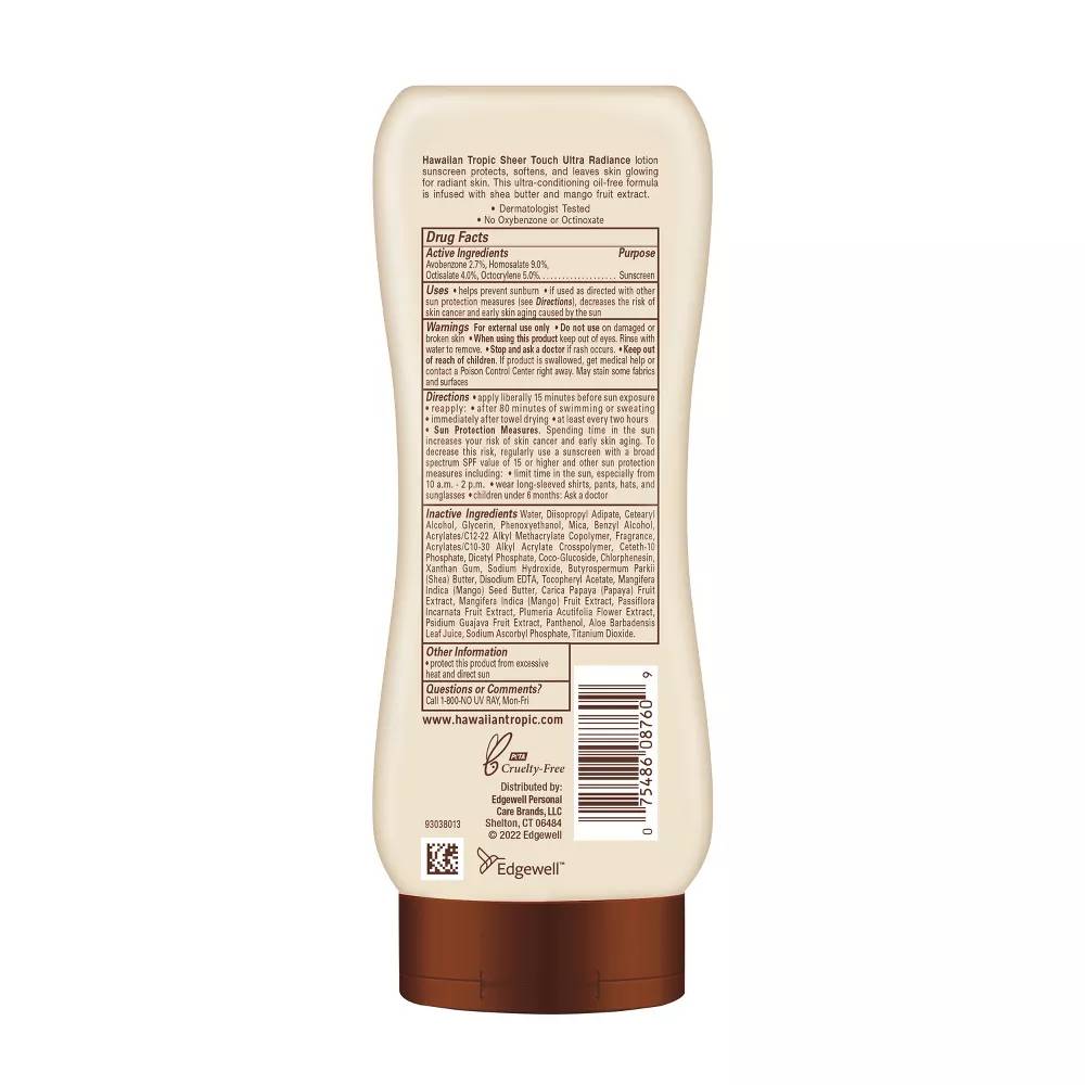 Hawaiian Tropic - Sheer Touch Ultra Radiance Lotion Sunscreen - SPF 50 - 8 Oz - 12 Pack - Image 3