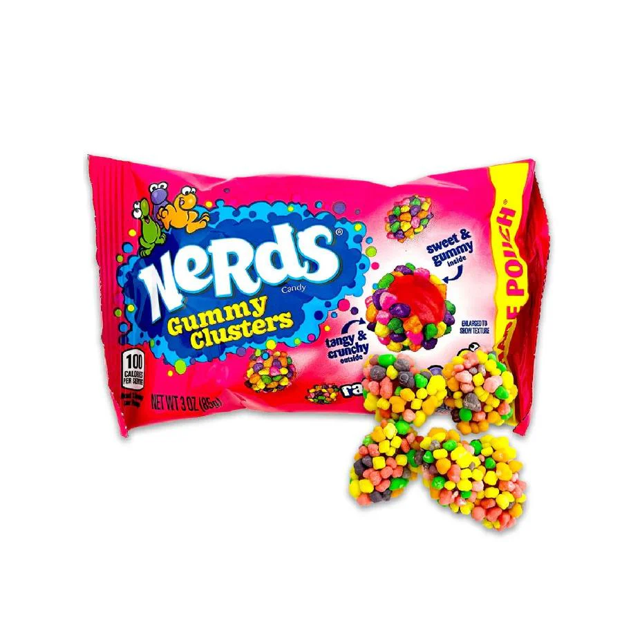 Nerds Gummy Clusters Candy - Share Pouch - 3 oz. -12 ct. - Image 3