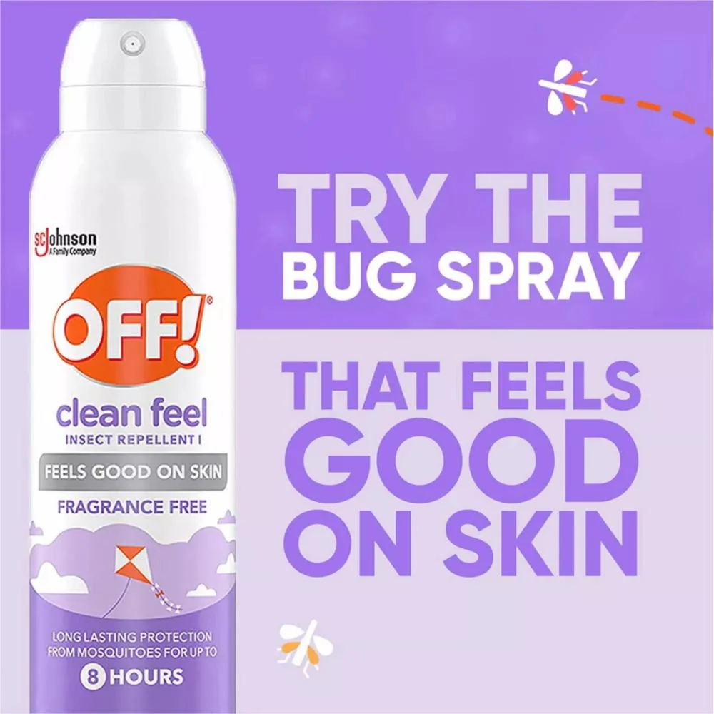 OFF! - Clean Feel Aerosol Insect Repellent - 5 Oz - 6 Pack - Image 3