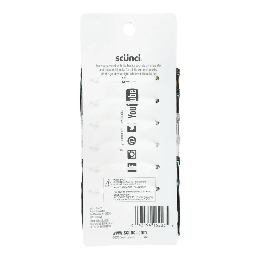 Scunci - Effortless Beauty Side Hair Combs Assorted, 12 Ct - 48 Pack - Image 3