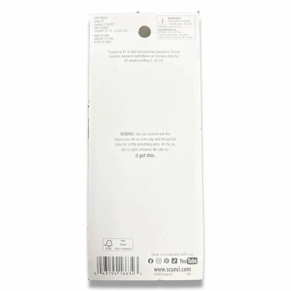 Scunci - Mini Hair Jaw Clips, Assorted Colors 12 Ct - 48 Pack - Image 3