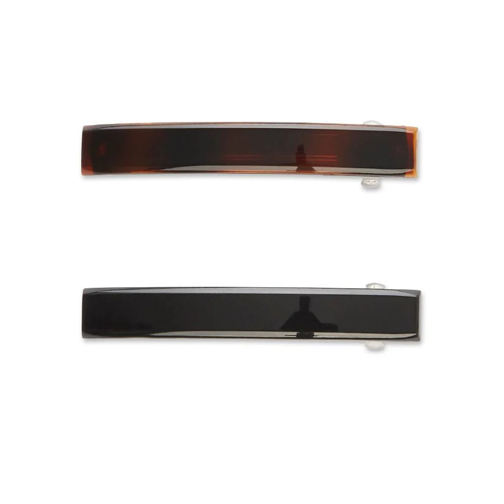 Scunci - No-Slip Grip Auto Clasp Barrettes, Colors May Vary 2 ct - 48 Pack - Image 3