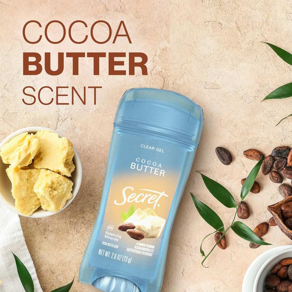 Secret - Fresh Cocoa Butter, Antiperspirant & Deodorant - 2.6 Oz- 12 Pack - Image 4