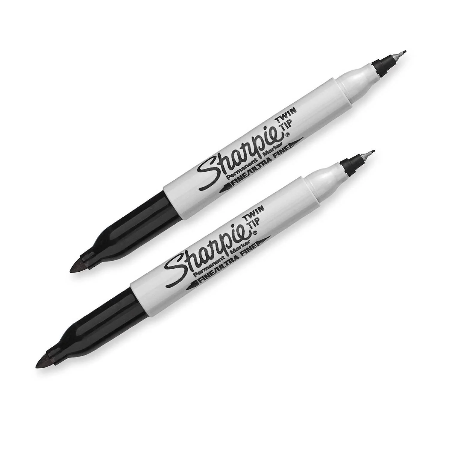 Sharpie - Twin Tip Permanent Markers, Black - 12 Pack - Image 3