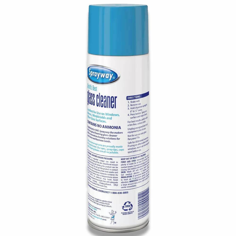 Sprayway - Glass Cleaner Ammonia Free Aerosol -19 Oz - 12 Pack - Image 3