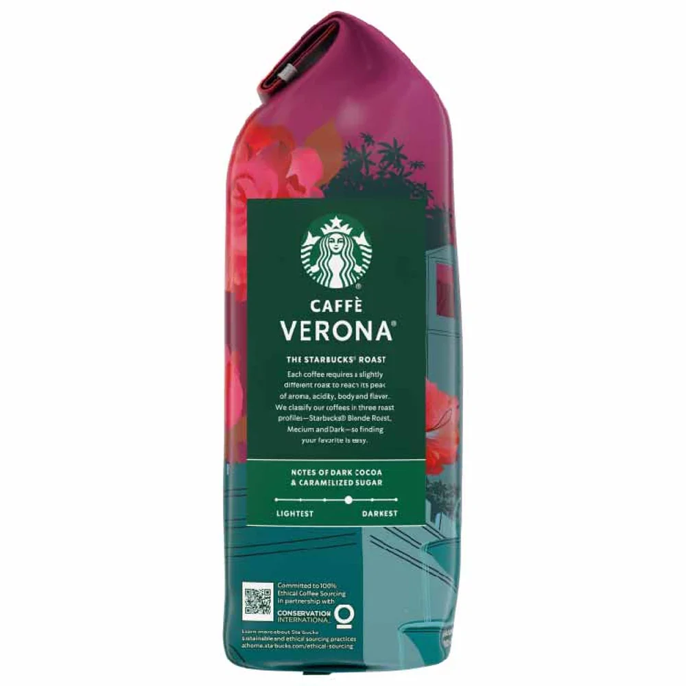 Starbucks - Caffe Verona Ground Coffee, Dark Roast - 40 Oz - 3 Pack - Image 3