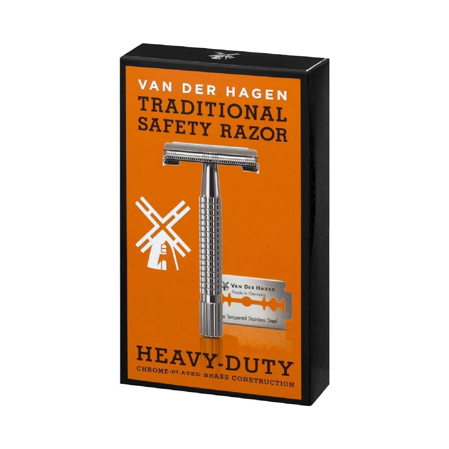 Van Der Hagen Traditional  Safety Razor - 12 Pack - Image 3
