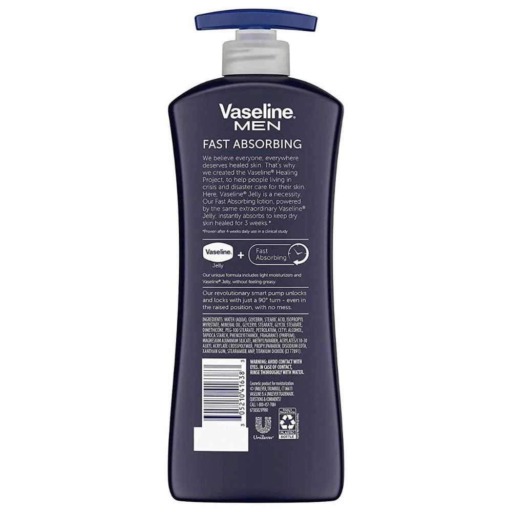 Vaseline Fast Absorbing Body Lotion - 20.3 Oz - 4 Pack - Image 3