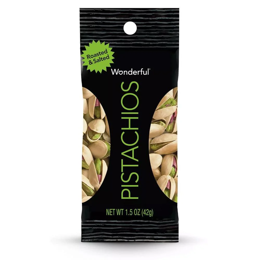 Wonderful Pistachios, Roasted & Salted - 1.5 Oz - 24 Ct - Image 4