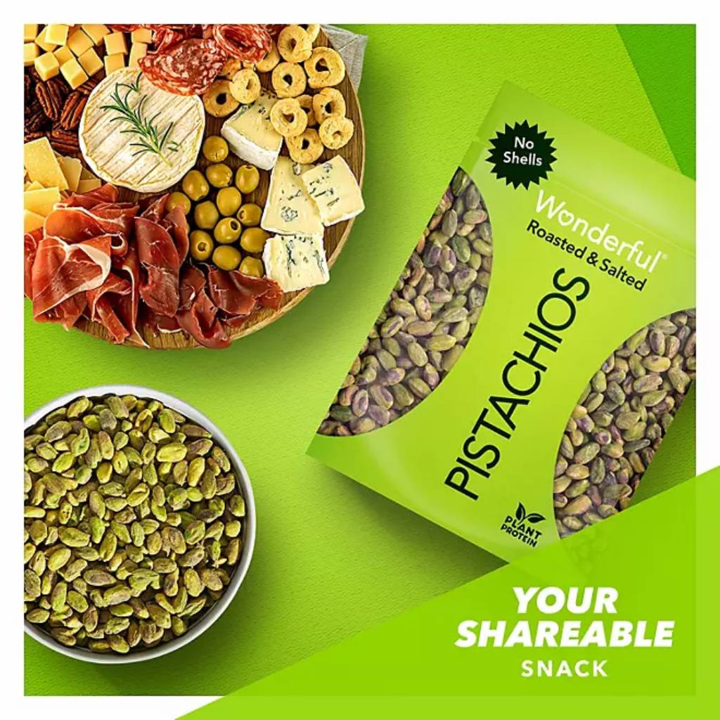 Wonderful Shelled Roasted Salted Pistachios - 24 Oz - Image 3