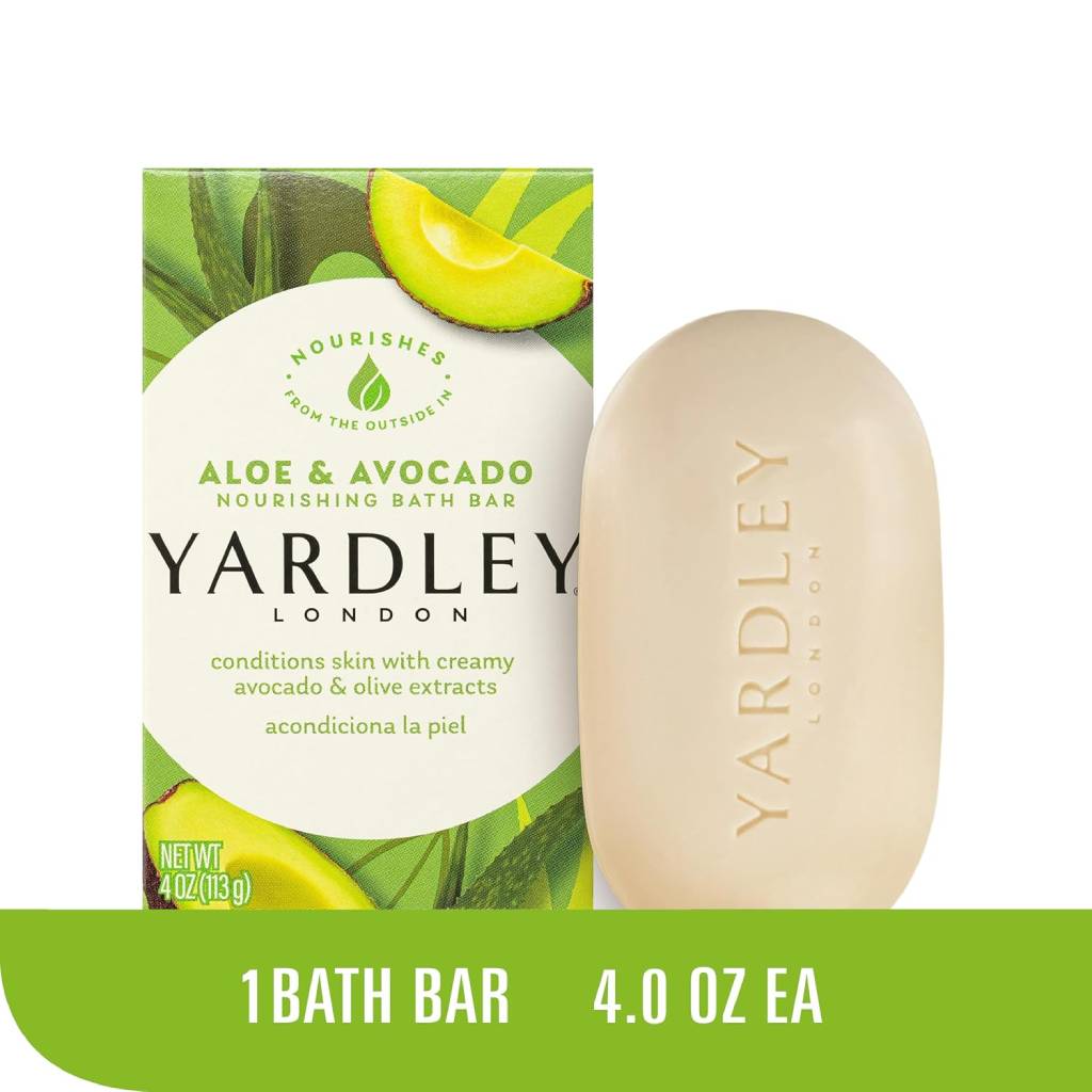 Yardley - London Moisturizing Soap Bar, Fresh Aloe With Avocado Essence - 4 Oz - 24 Pack - Image 3